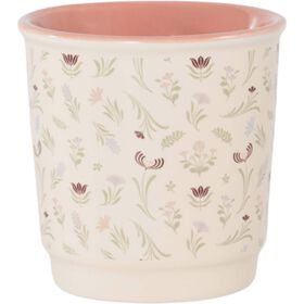 Copo Café 80ml Rosa Flores Copo Café 80ml Rosa Flores