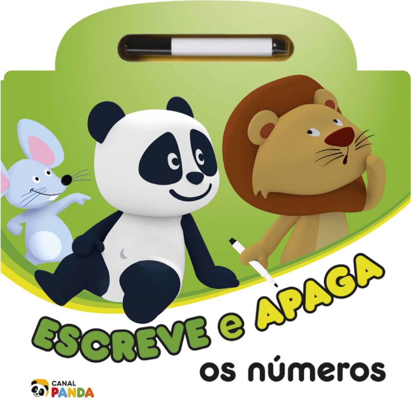 - Escreve e Apaga os Números de Panda