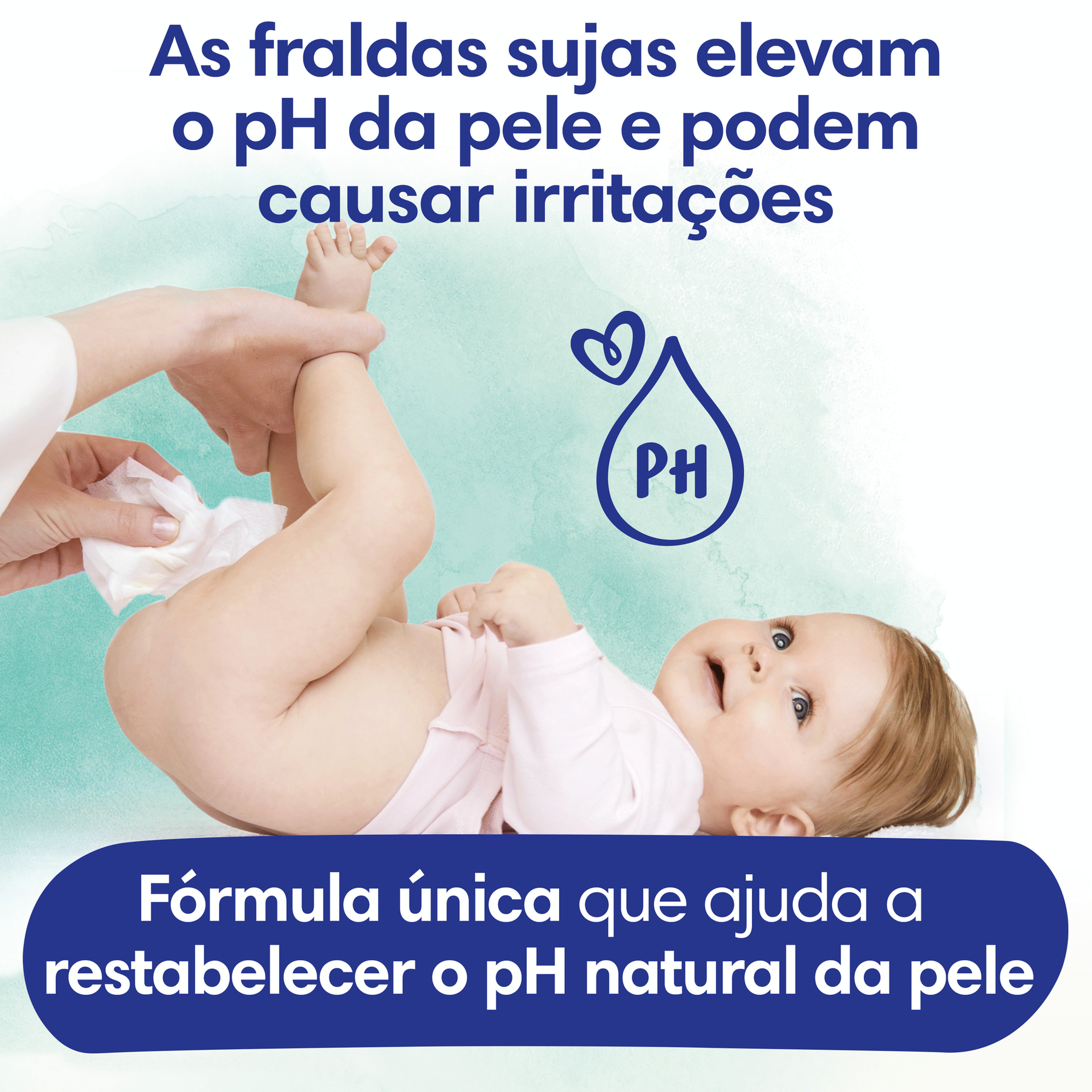 Toalhitas Bebé Pure Calma e Protege Aloe Vera