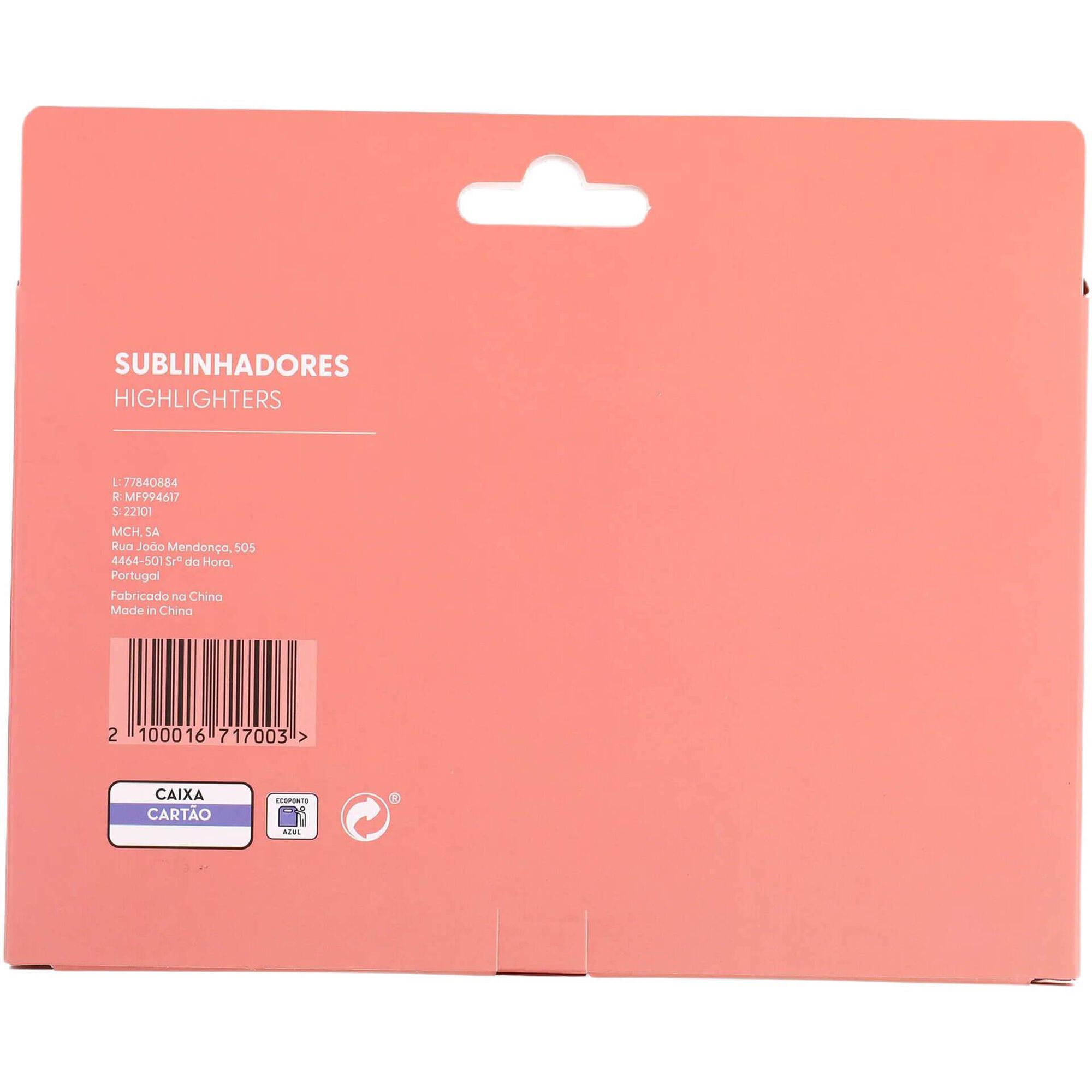 Sublinhadores Fun Food