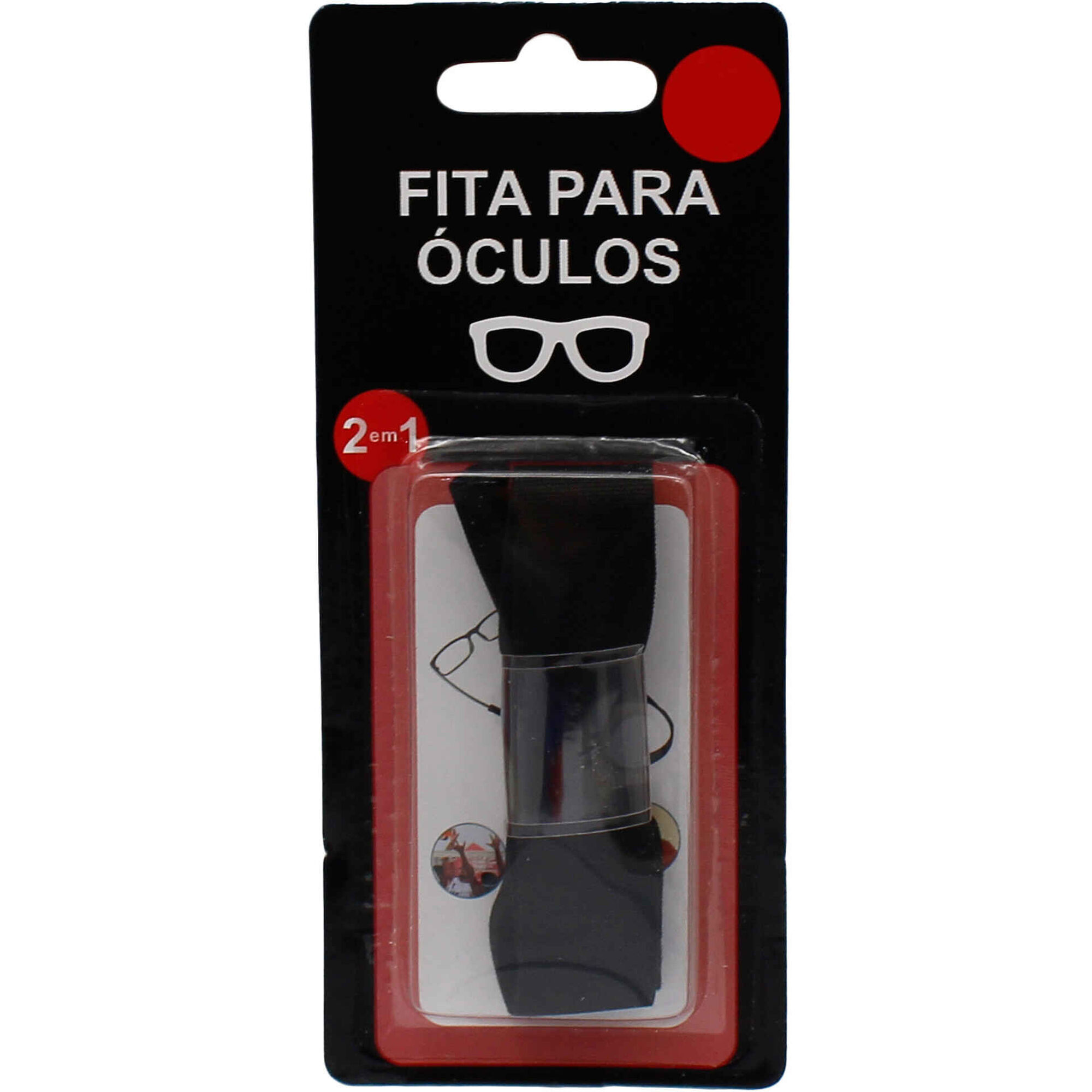 Fita pra &Oacute;culos 2 em 1 (v&aacute;rias cores) Bazar&atilde;o