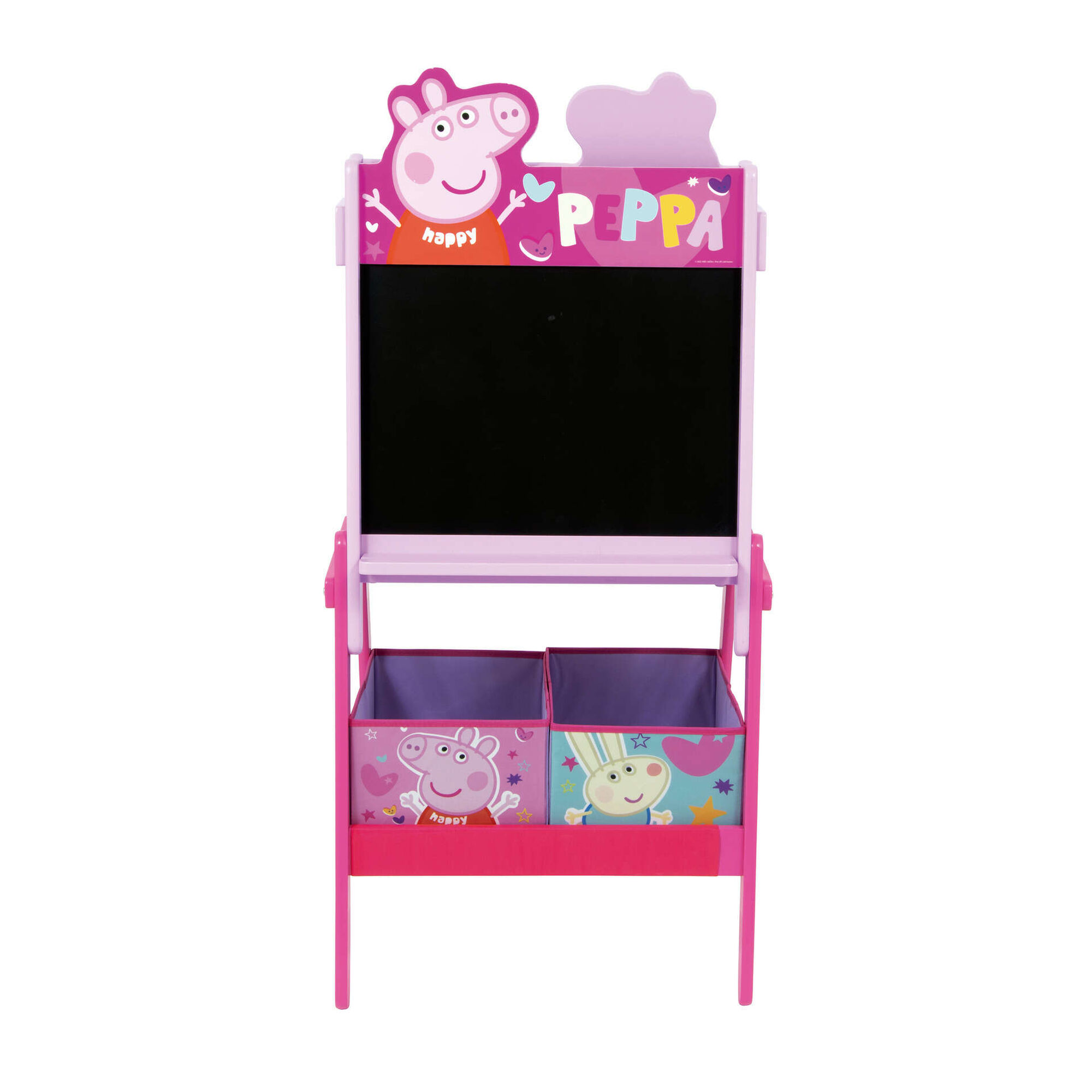 Quadro de Madeira Multifunções Peppa Pig Rosa