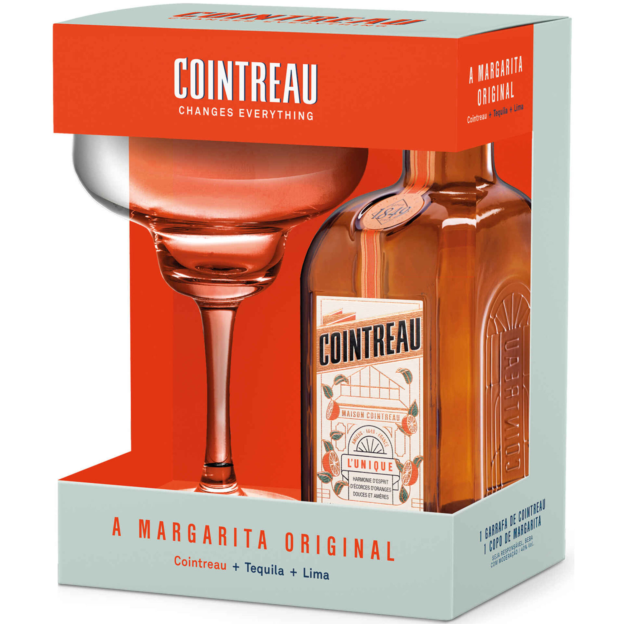 Licor Cointreau com Copo