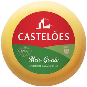 Queijo de Vaca Curado Meio Gordo Castel&otilde;es