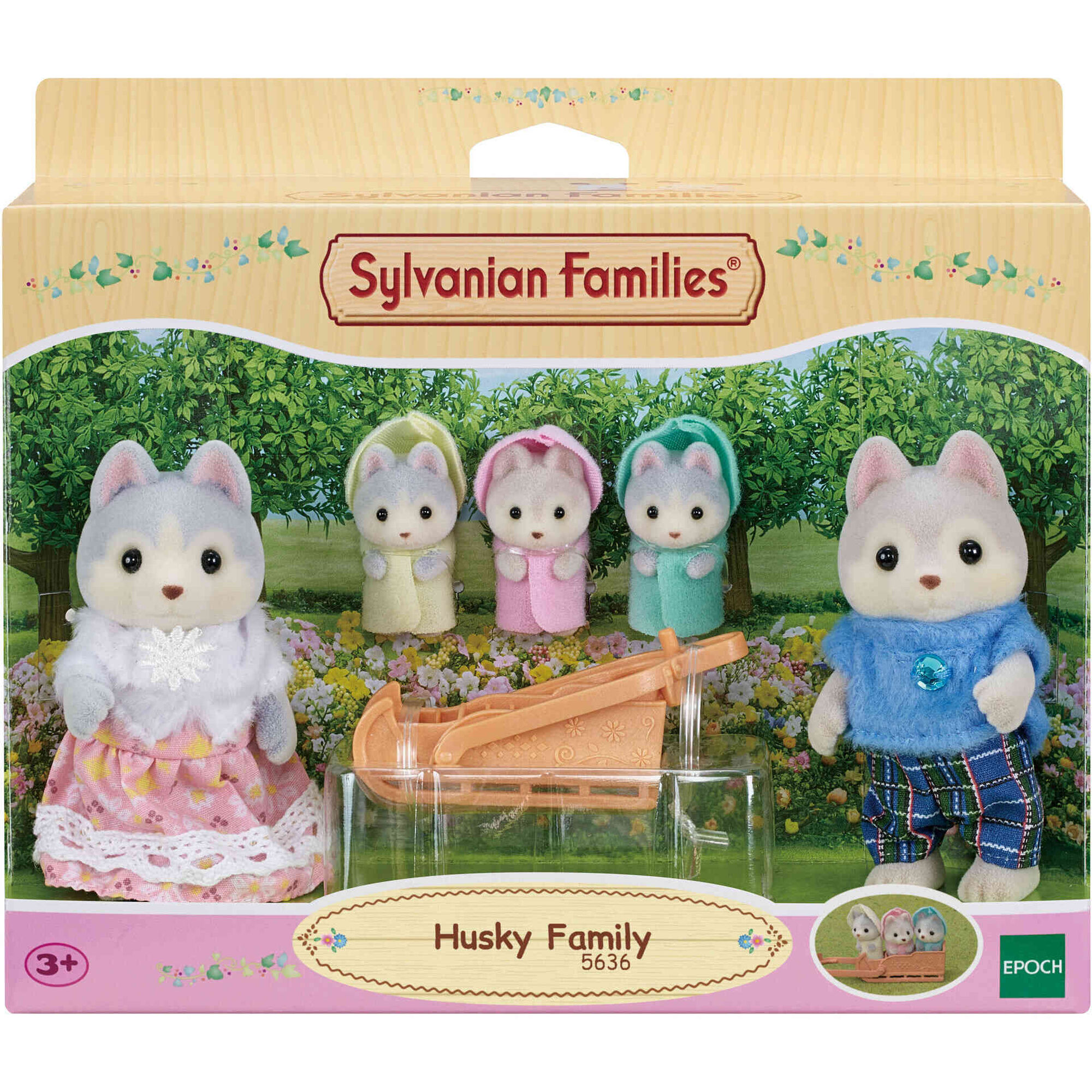 Sylvanian Families - Pack Figuras Fam&iacute;lia Husky