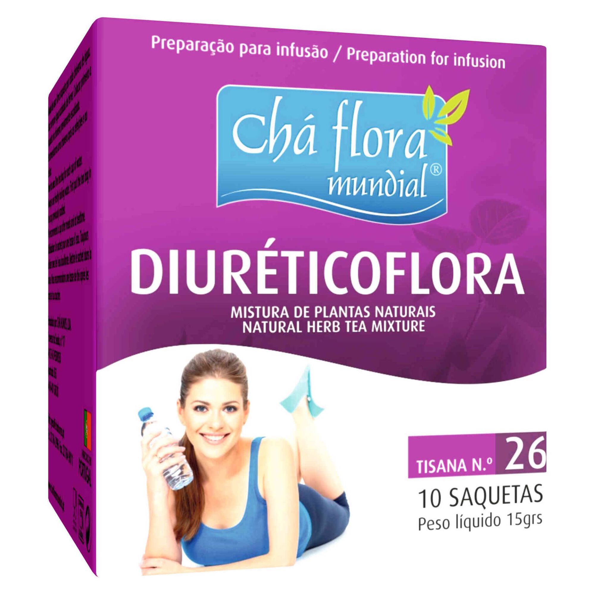 Infus&atilde;o Diur&eacute;tico Saquetas Flora Mundial