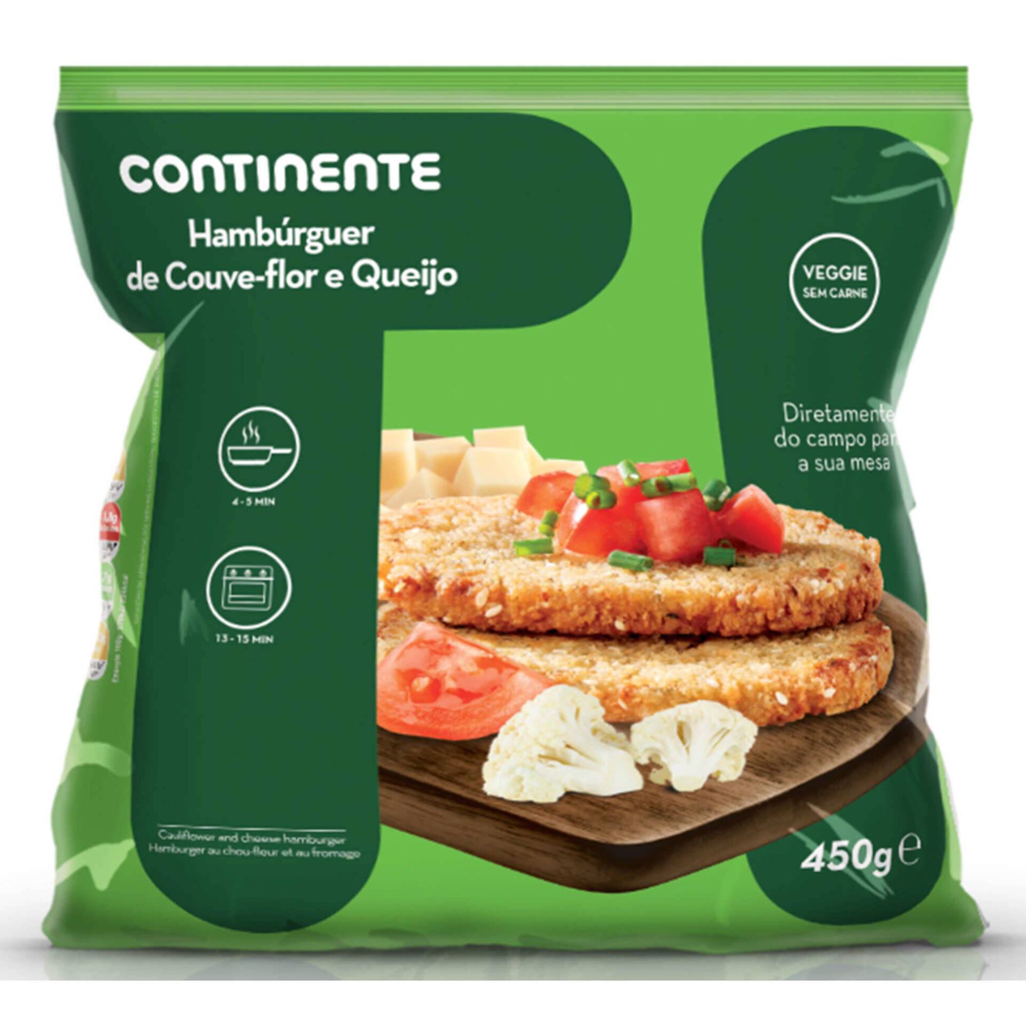 Hambúrguer de Couve Flor e Queijo Hambúrguer de Couve Flor e Queijo