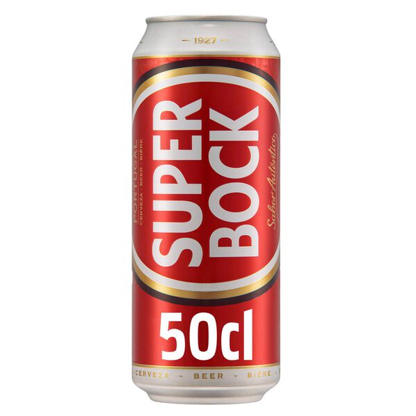 Cerveja em Lata com Álcool Super Bock
