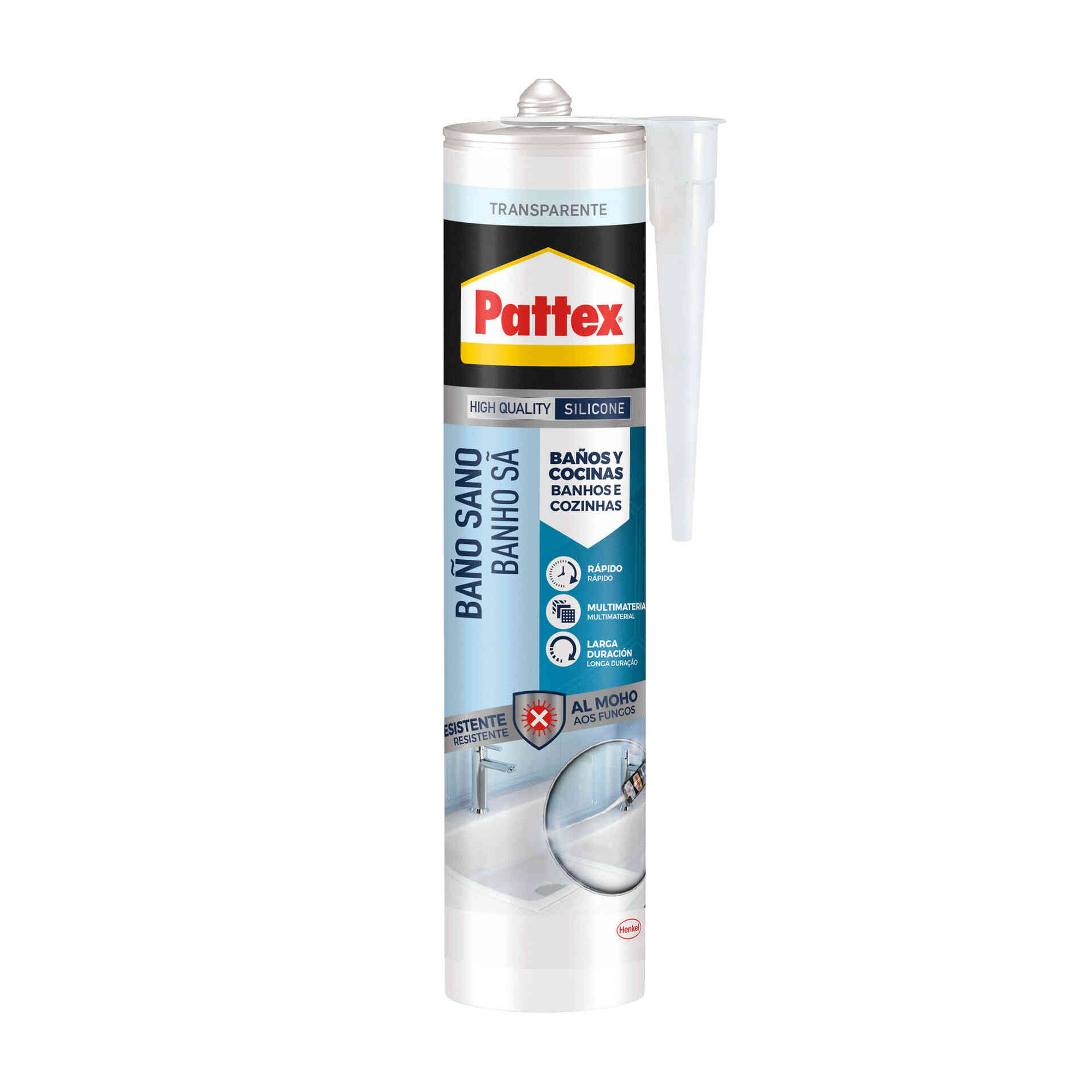 Silicone Banhos e Cozinha 280ml Transparente