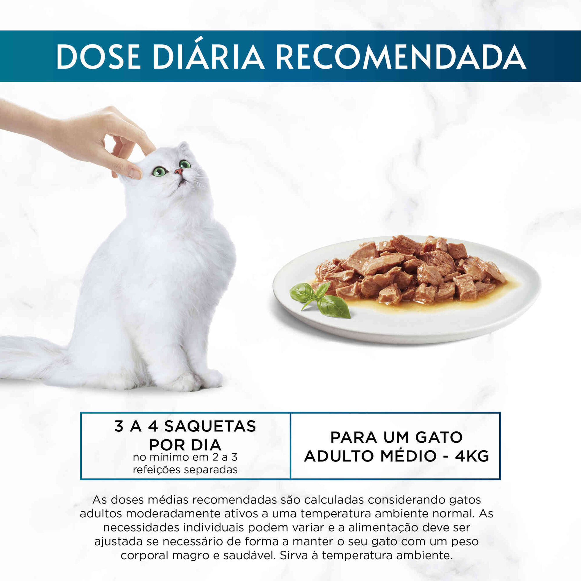 Comida H&uacute;mida para Gato Adulto Finos Peda&ccedil;os em Molho Saquetas Purina Gourmet Perle