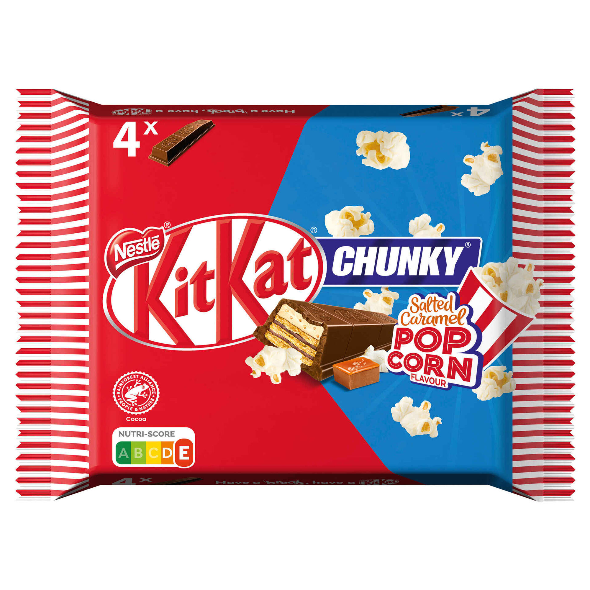 Snack de Chocolate KitKat Chunky Salted Caramel Popcorn Snack de Chocolate KitKat Chunky Salted Caramel Popcorn