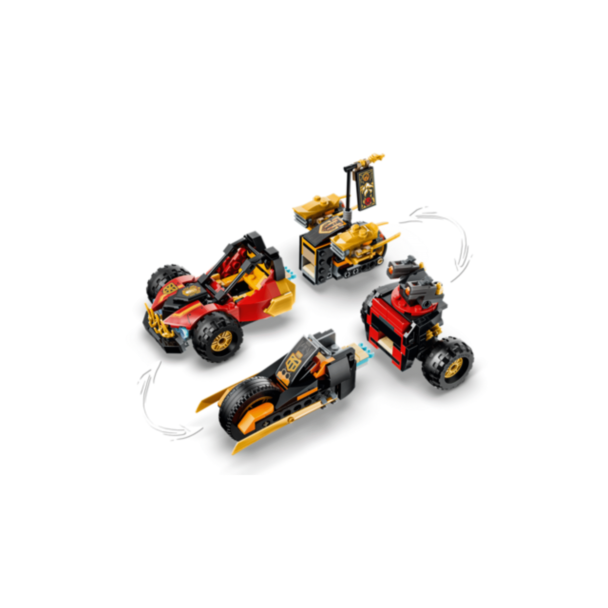 LEGO Ninjago - Ve&iacute;culos Combinadores do Kai e do Cole - 71864