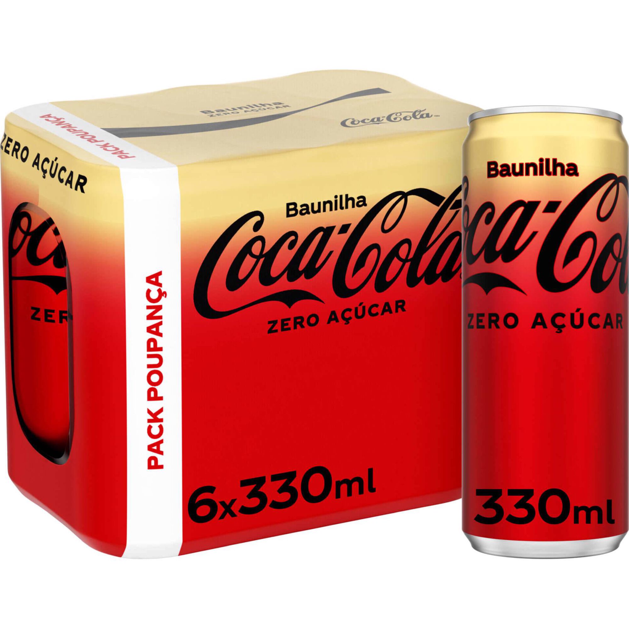Refrigerante com G&aacute;s Cola Zero Baunilha Coca-Cola
