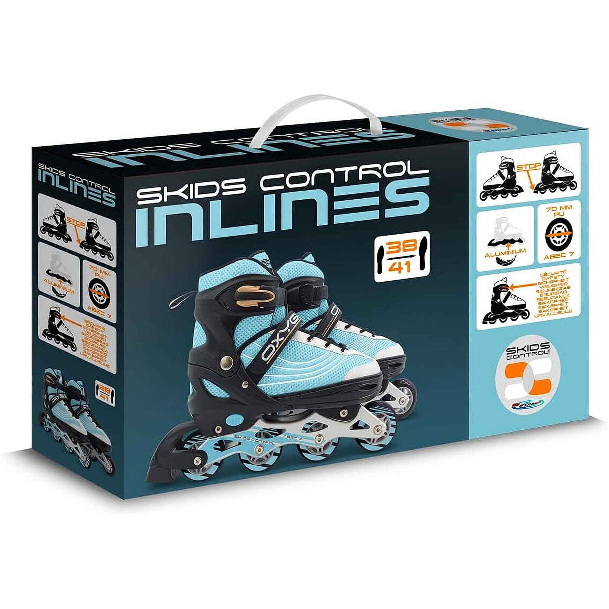 Patins em Linha 4 Rodas 38-41 Oxygen Skids Control