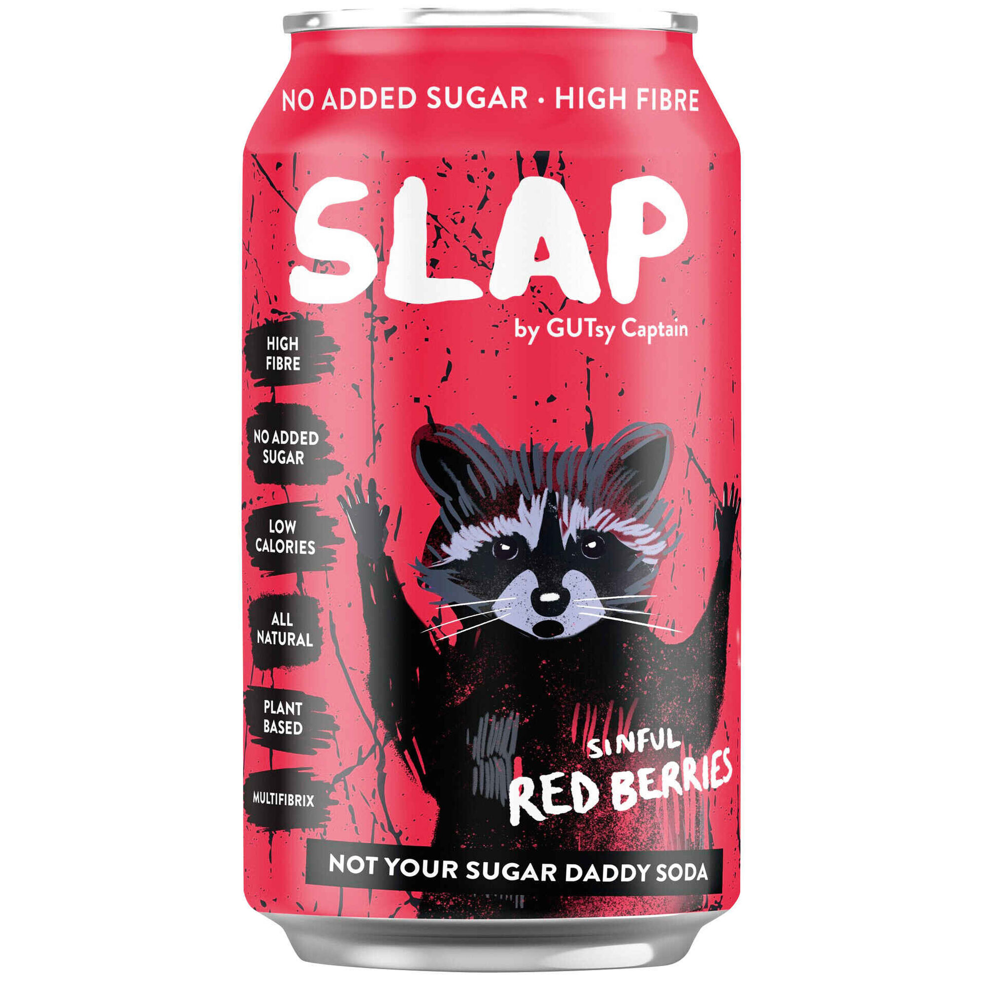 Refrigerante com G&aacute;s em Lata Slap Sinful Red Berries The Gutsy Captain