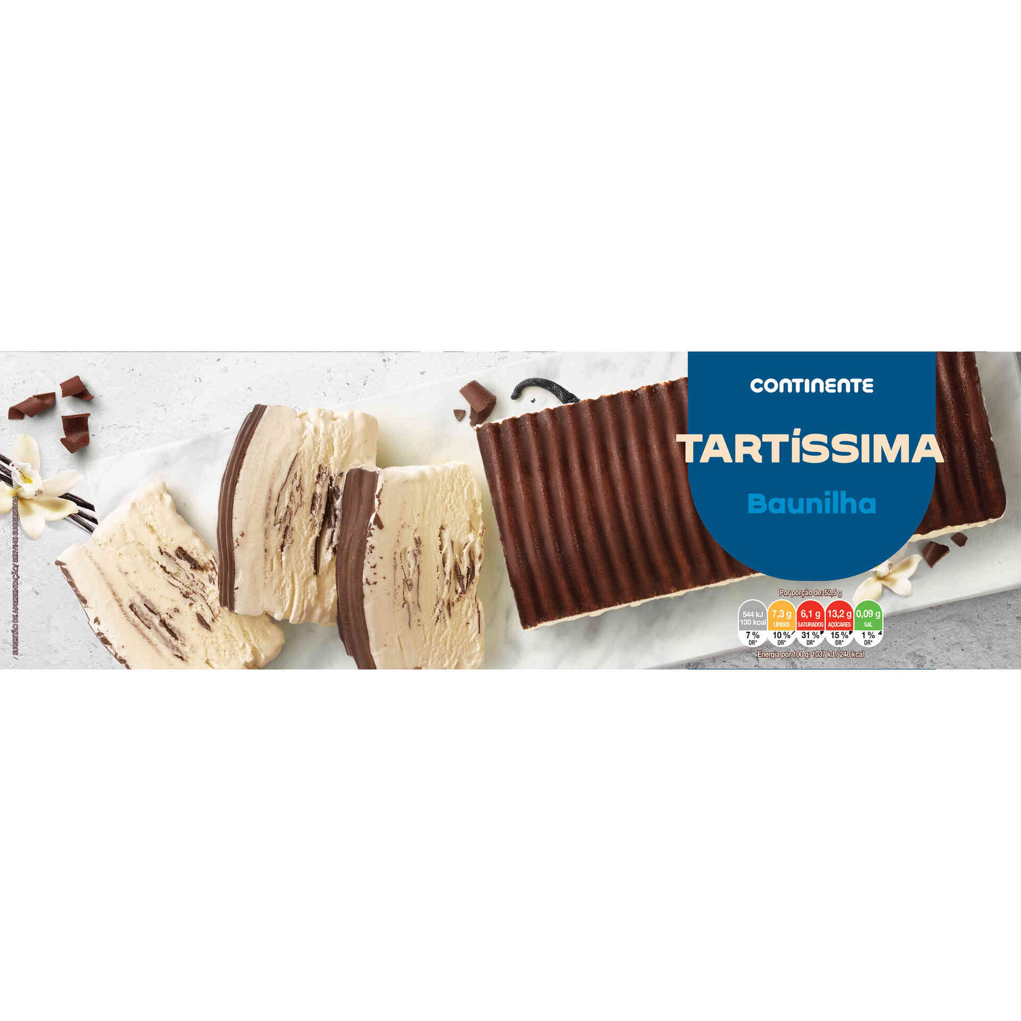 Tarte Gelada Baunilha e Chocolate Continente