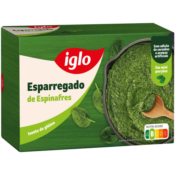 Esparregado de Espinafres sem Glúten Iglo