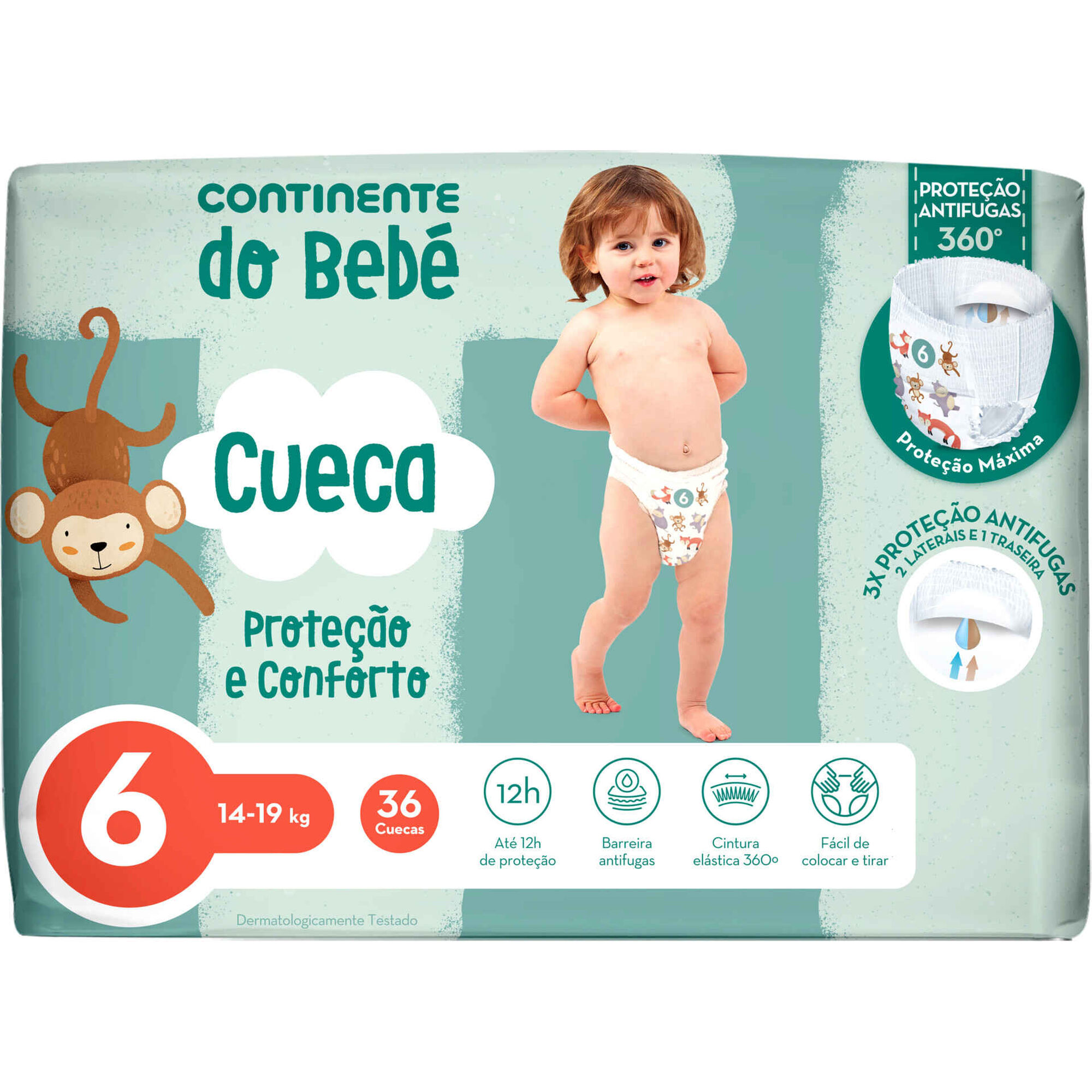 Fraldas Cueca Proteção e Conforto 14-19kg T6