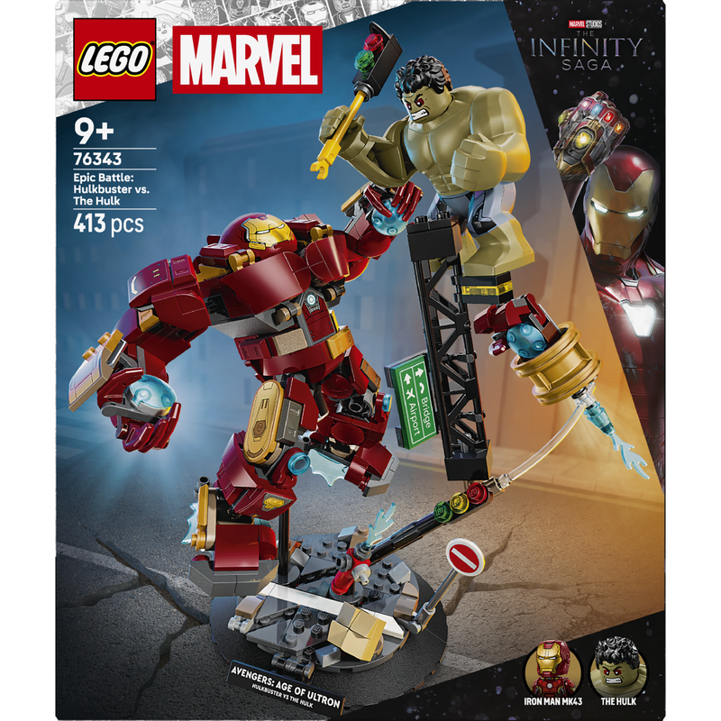 LEGO Marvel - Batalha Épica: Hulkbuster contra Hulk - 76343