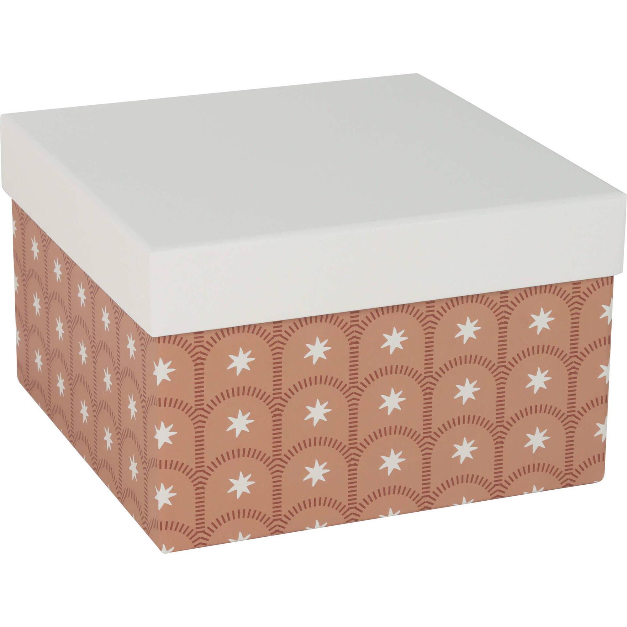 Caixa Cartão  20x20x12,5cm Arcos Rust