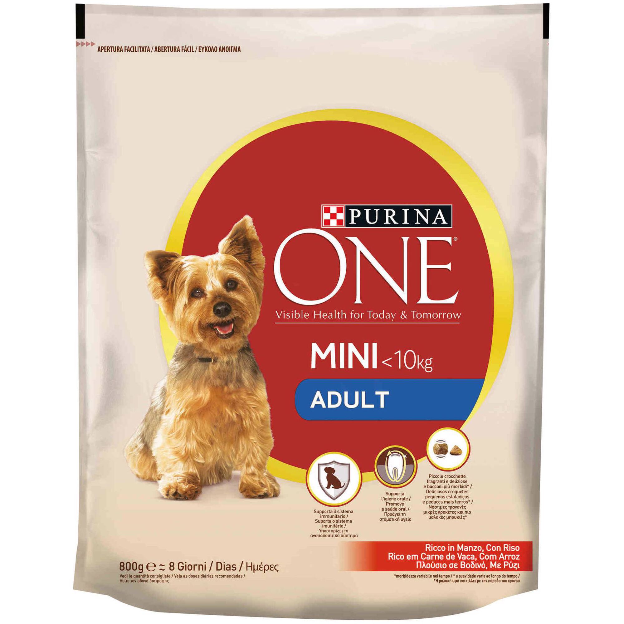 Ra&ccedil;&atilde;o para C&atilde;o J&uacute;nior Mini Frango e Arroz Purina One Mini