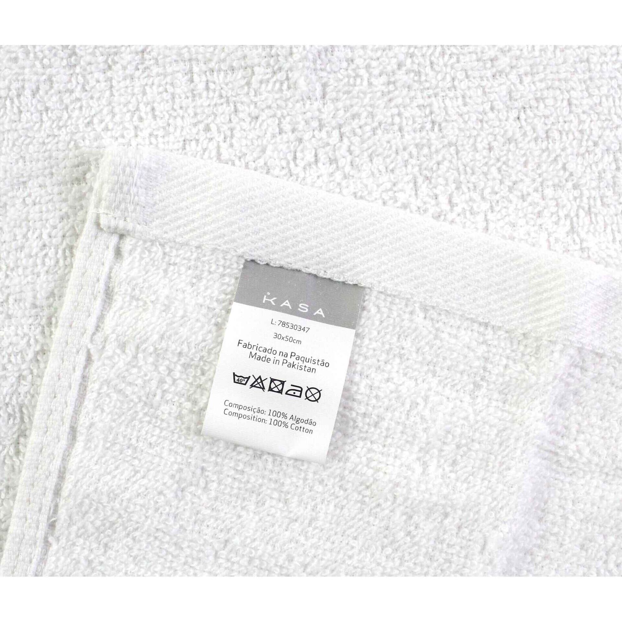 Toalha Bid&eacute; Suave Branco Kasa