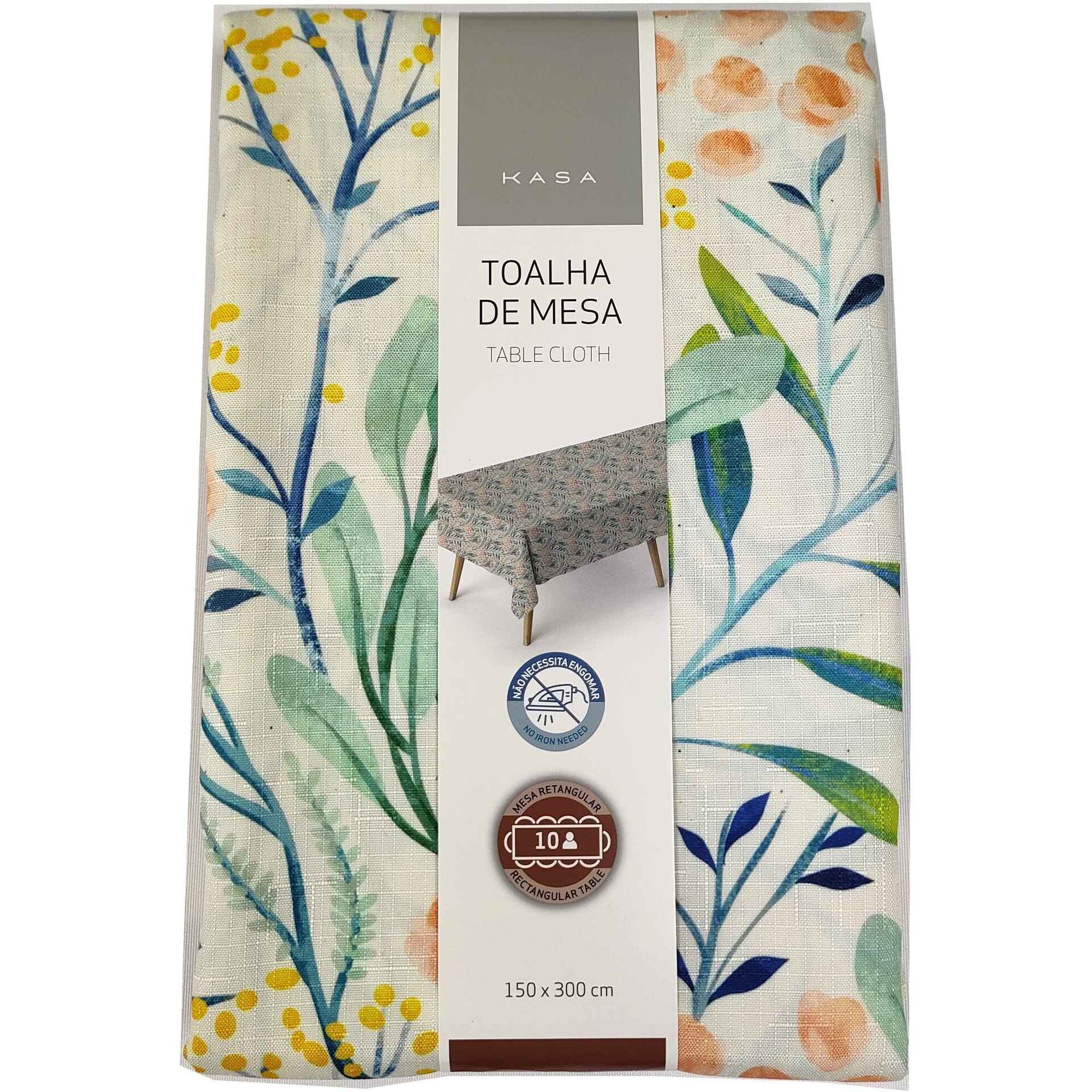 Toalha Mesa Floral Kasa