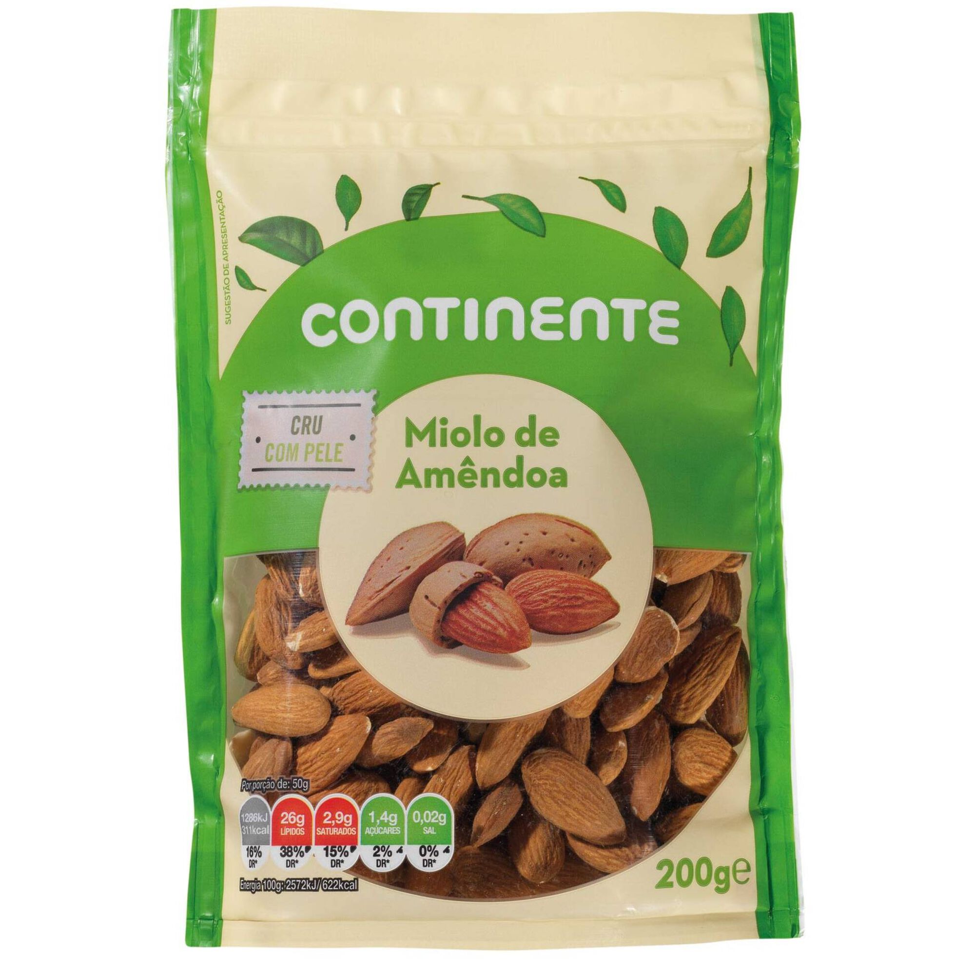 Miolo de Amêndoa com Pele