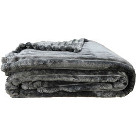 Edredão Canelado Cinza 140x220cm