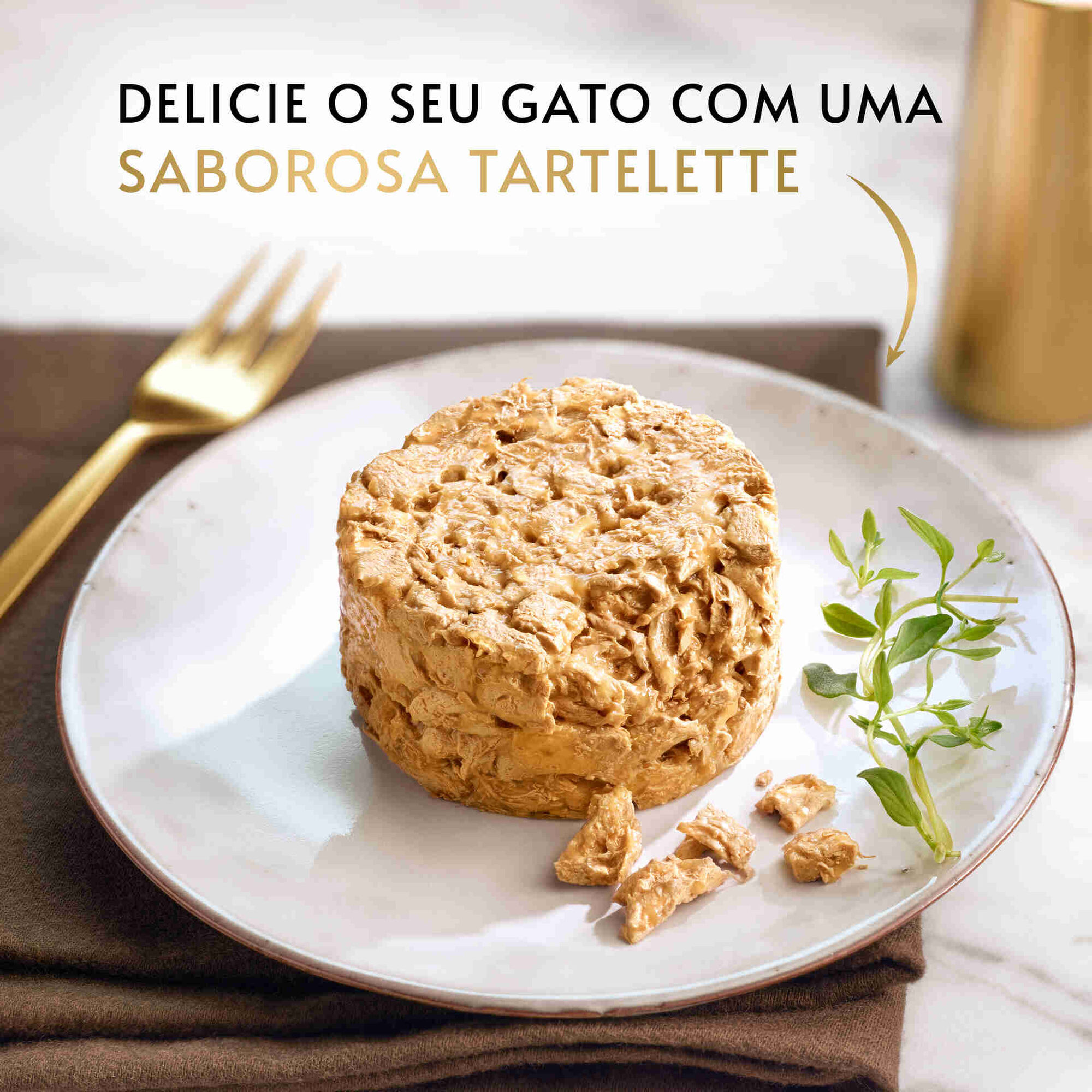 Comida Húmida para Gato Adulto Tartelette Vaca Tomate