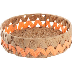 Tabuleiro Seagrass Laranja Kasa