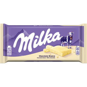 Tablete de Chocolate Branco Milka
