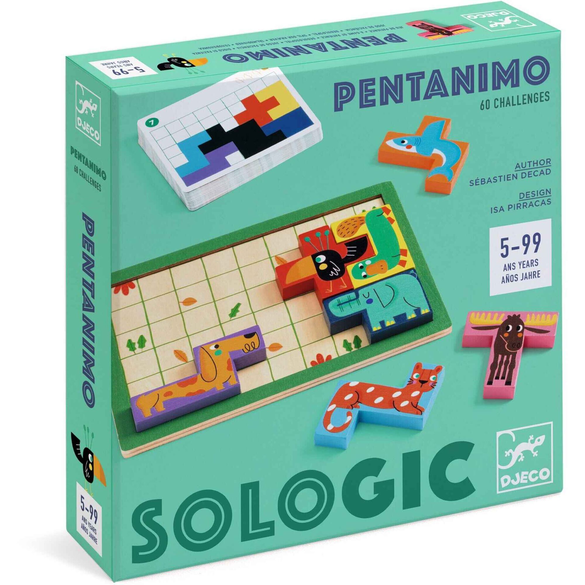 Djeco - Jogo Pentanimo Sologic