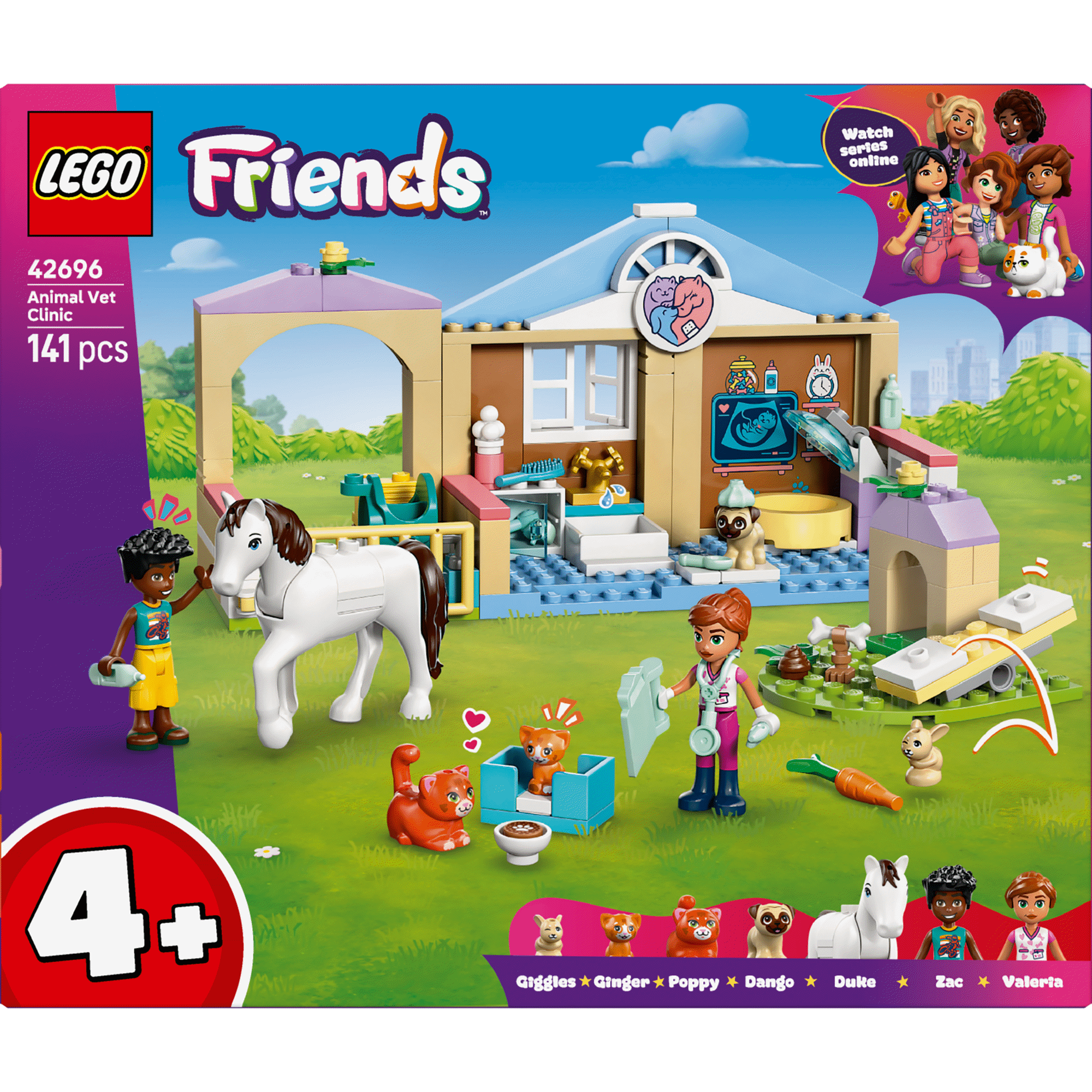 LEGO Friends - Cl&iacute;nica Veterin&aacute;ria com Animais - 42696