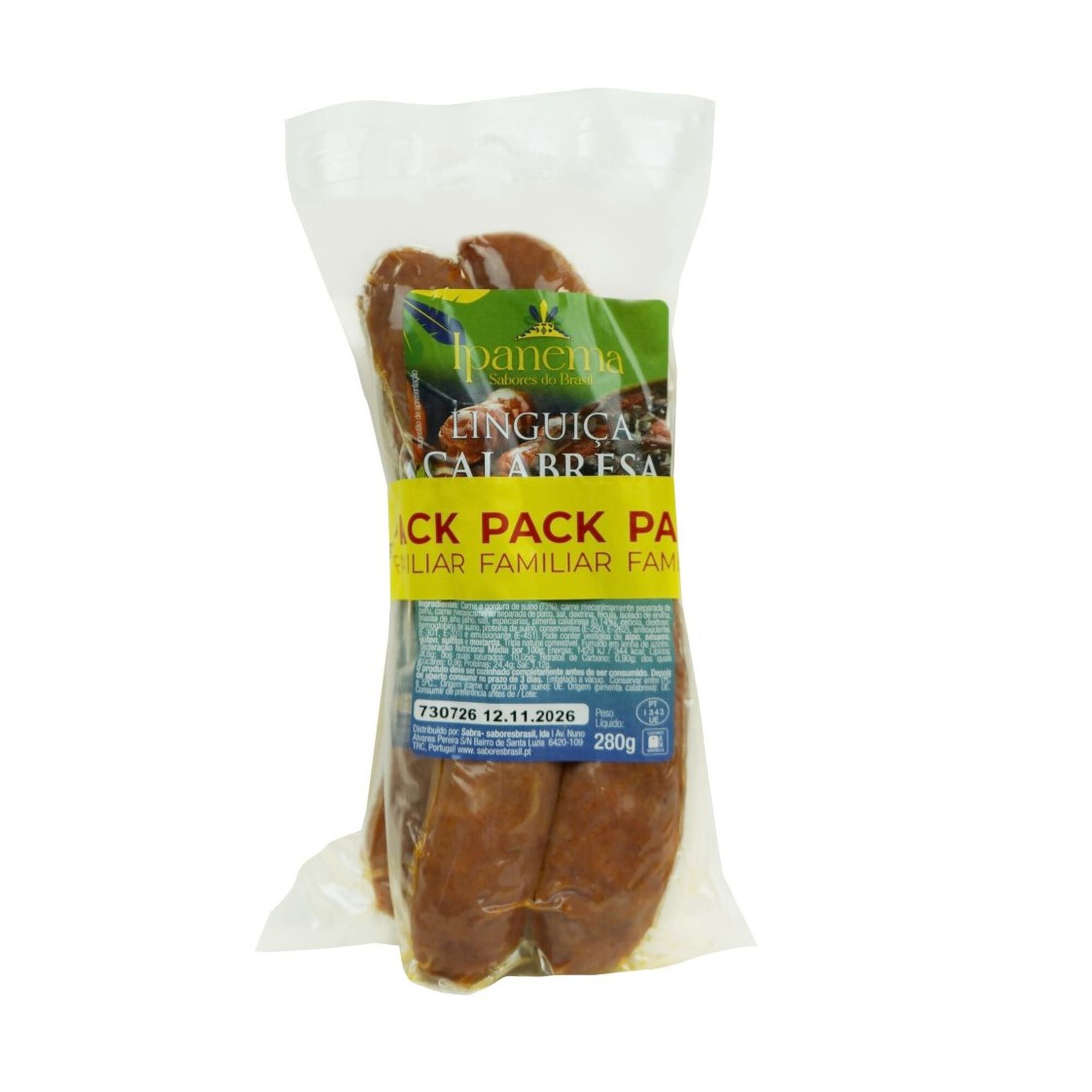 Lingui&ccedil;a Calabresa Pack Familiar Ipanema