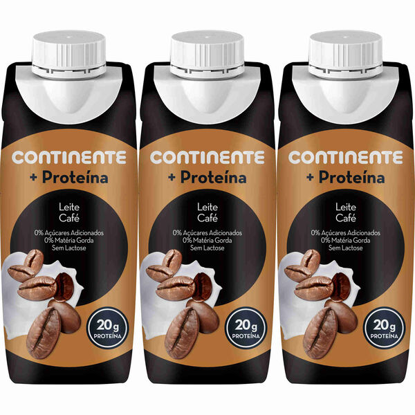Leite +Proteína Café sem Lactose Continente