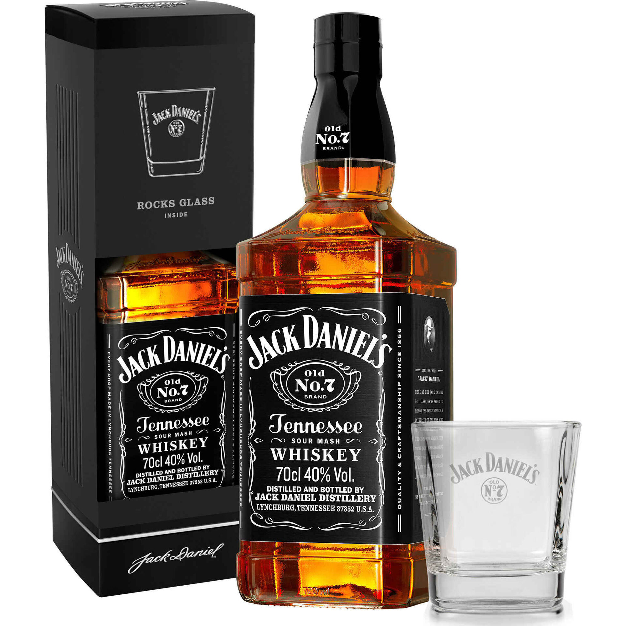 Whisky Bourbon Jack Daniel's com Copo