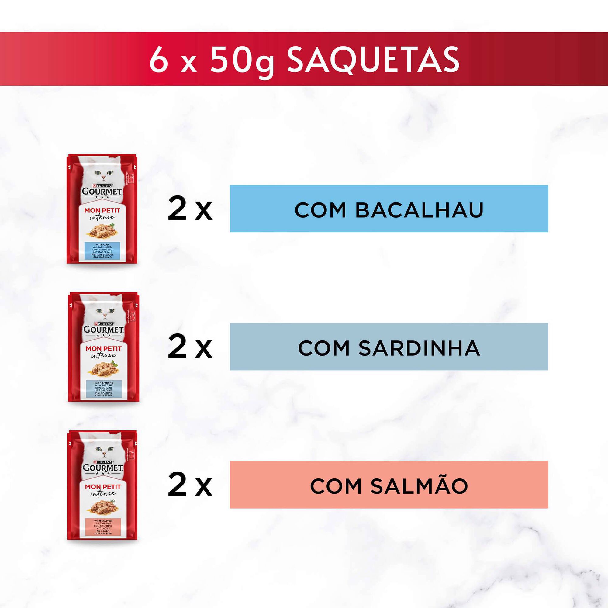 Comida Húmida para Gato Adulto Seleção de Peixe Saquetas Comida Húmida para Gato Adulto Seleção de Peixe Saquetas