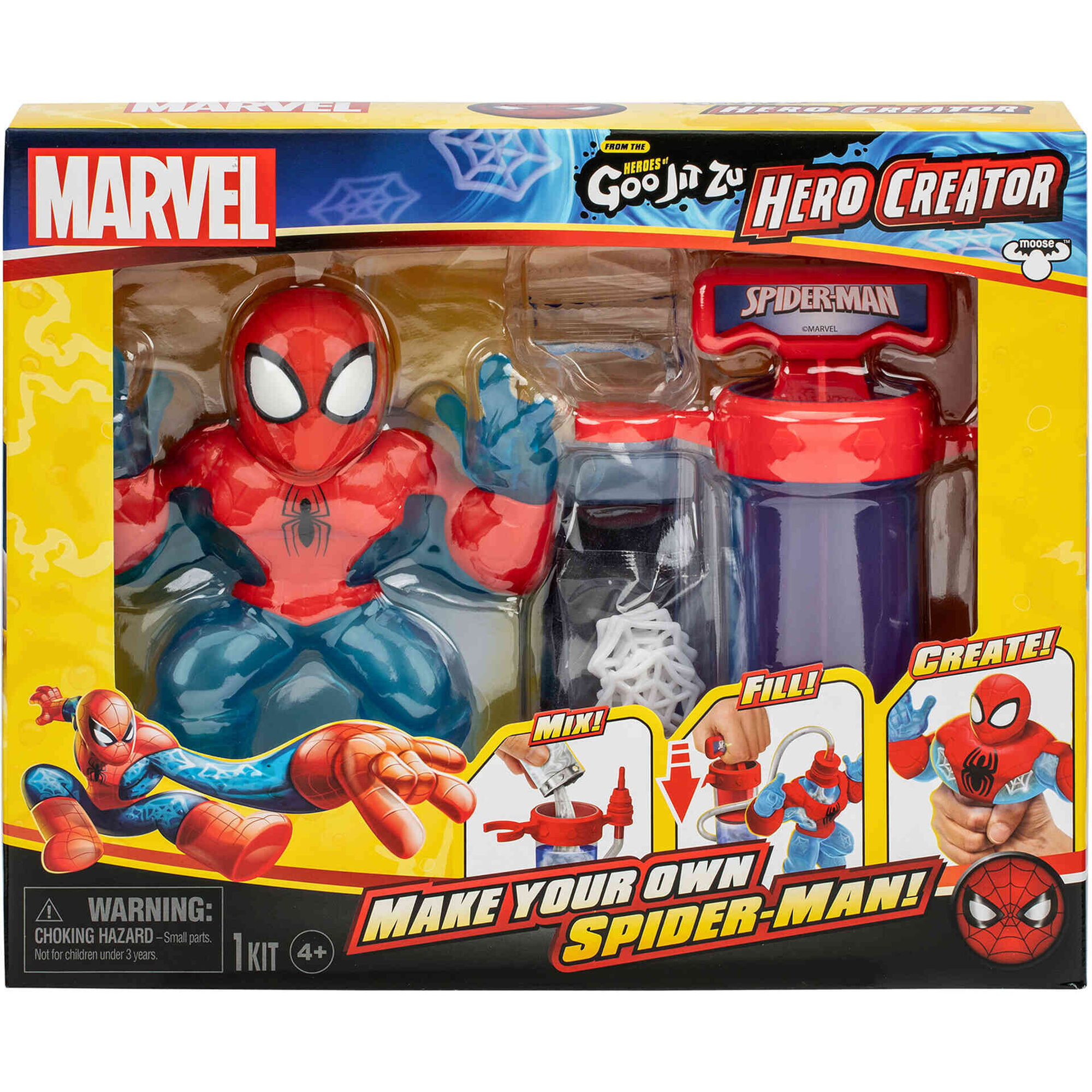Goo Jit Zu - Fábrica De Figuras Spiderman