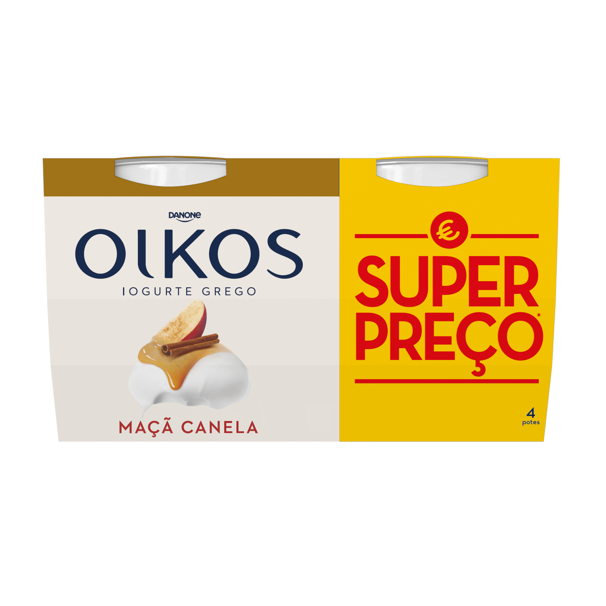 Iogurte Grego Maçã e Canela