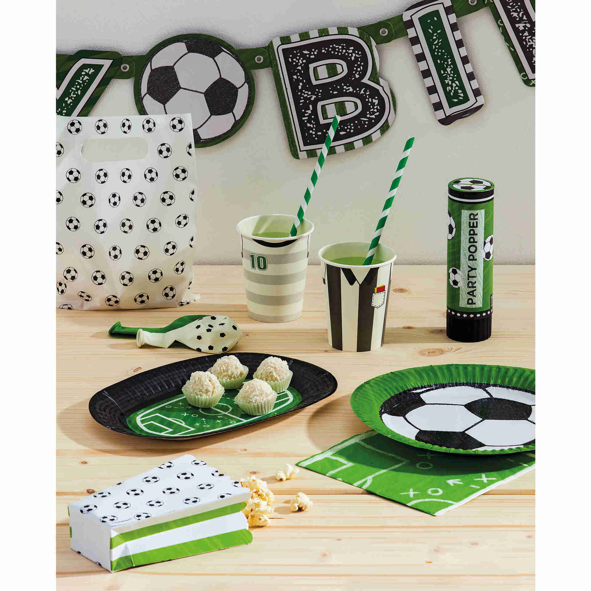Grinalda Happy Birthday 200cm Futebol