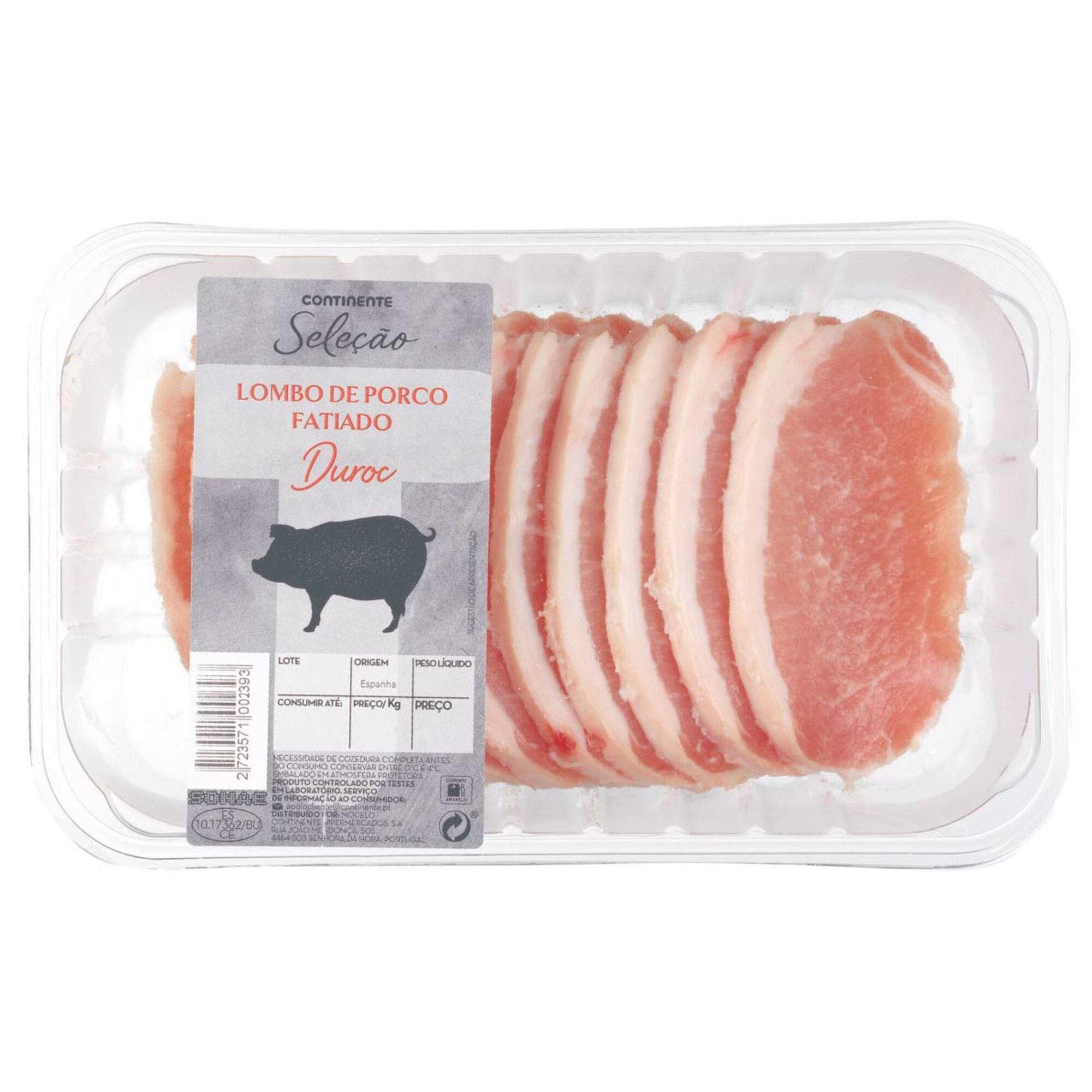 Lombo Fatiado de Porco Duroc Lombo Fatiado de Porco Duroc