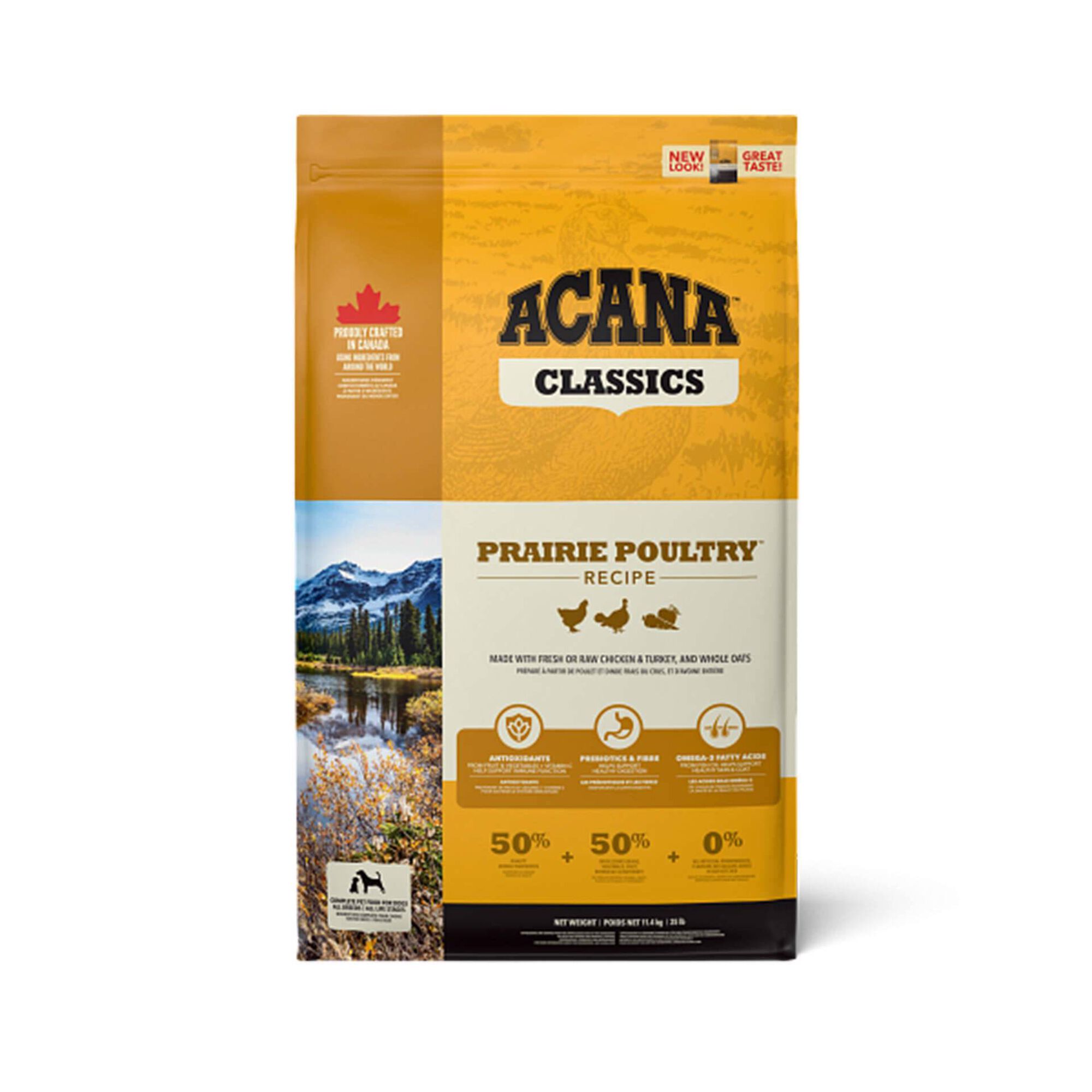 Ra&ccedil;&atilde;o para C&atilde;o Classics Prairie Poultry Recipe Acana
