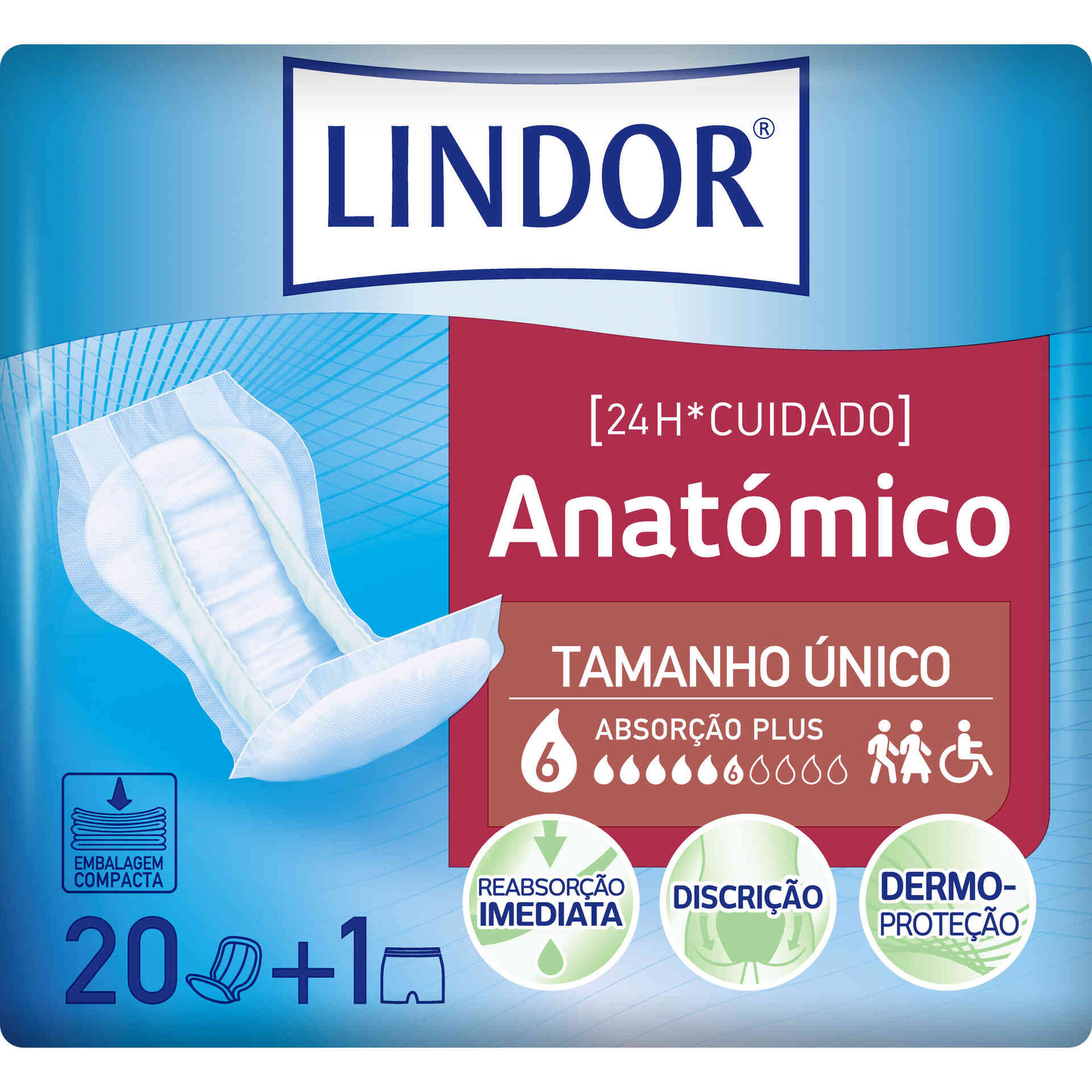 Pensos Incontinência Anatómico Plus