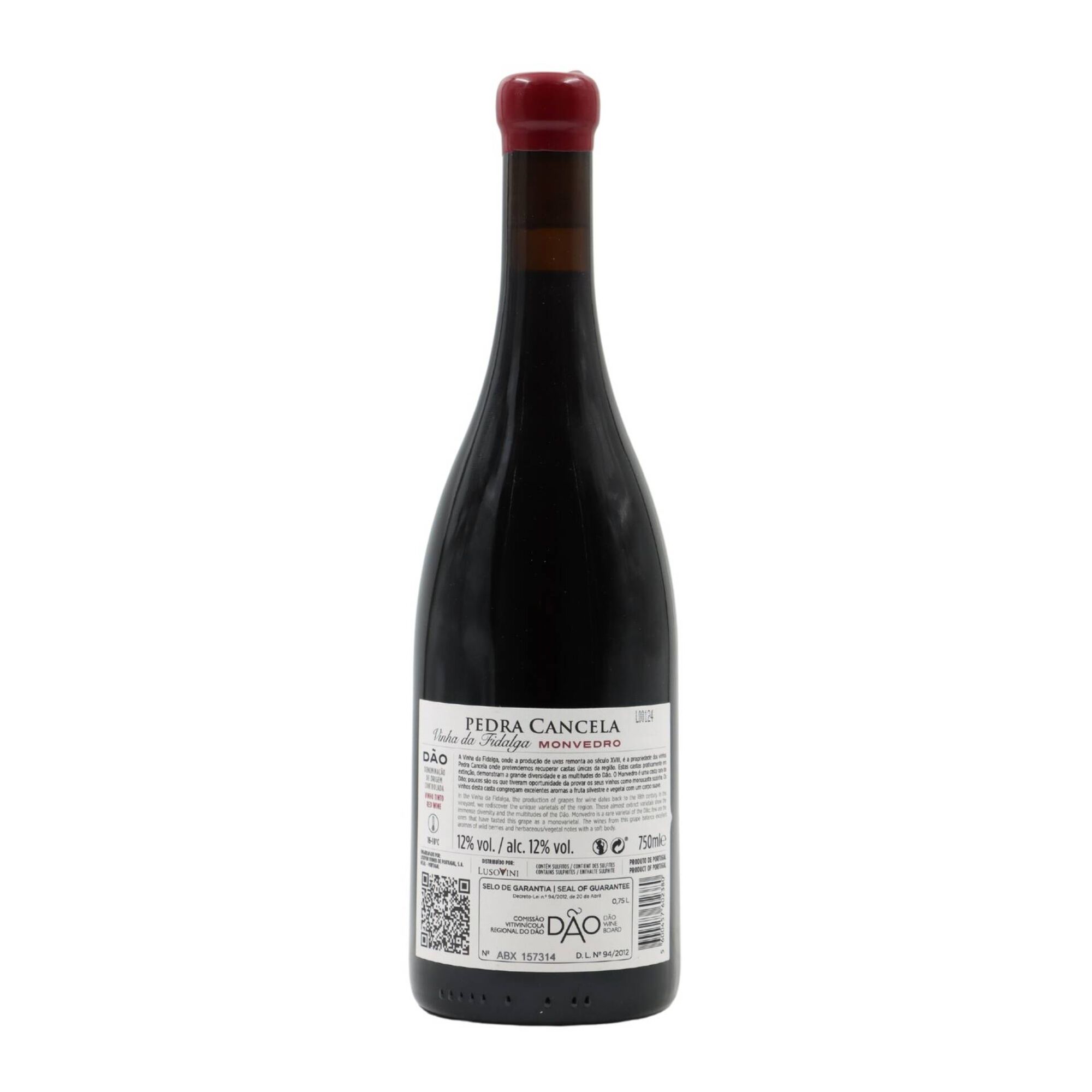 Pedra Cancela Monvedro Vinha Da Fidalga D&atilde;o Vinho Tinto