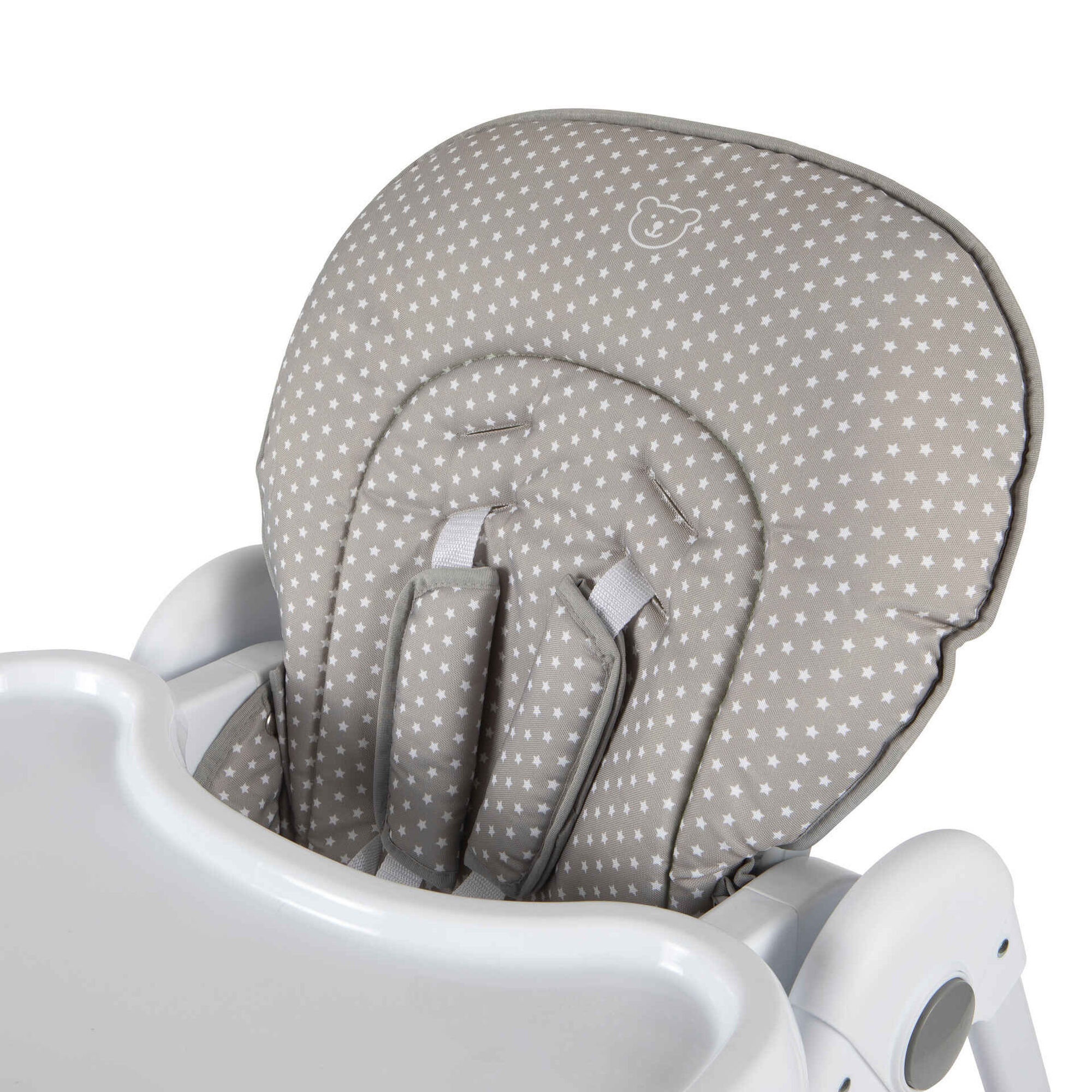 Cadeira de Refeição Cinza Ursinho