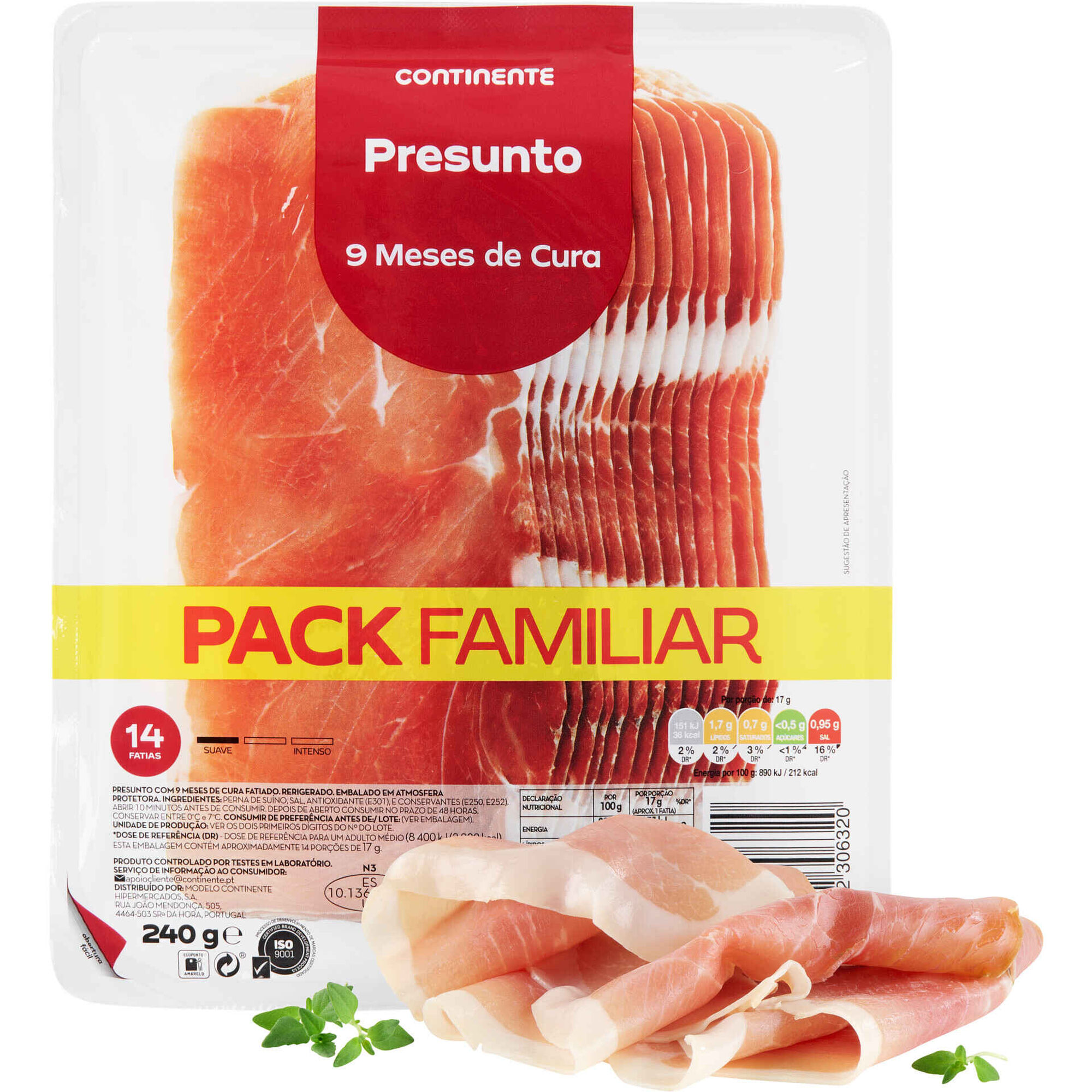 Presunto Fatiado 9 Meses de Cura Pack Familiar Continente