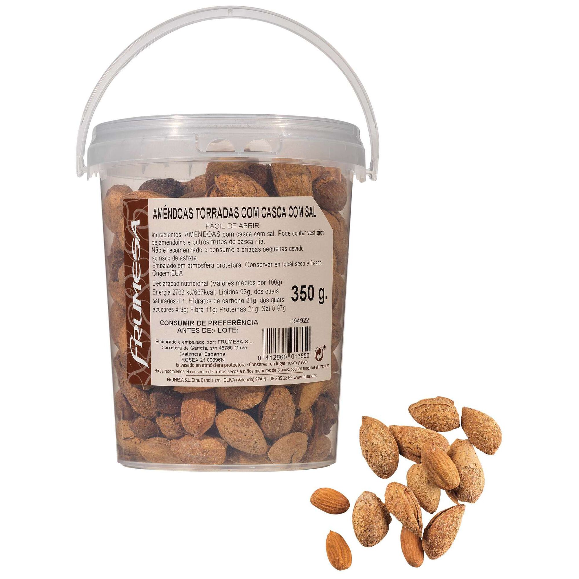Amêndoa com Casca com Sal Amêndoa com Casca com Sal
