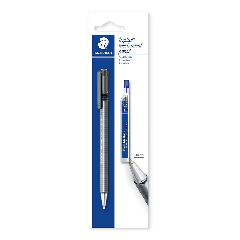 Lapiseira Triplus Micro 0,7mm e Minas HB Staedtler