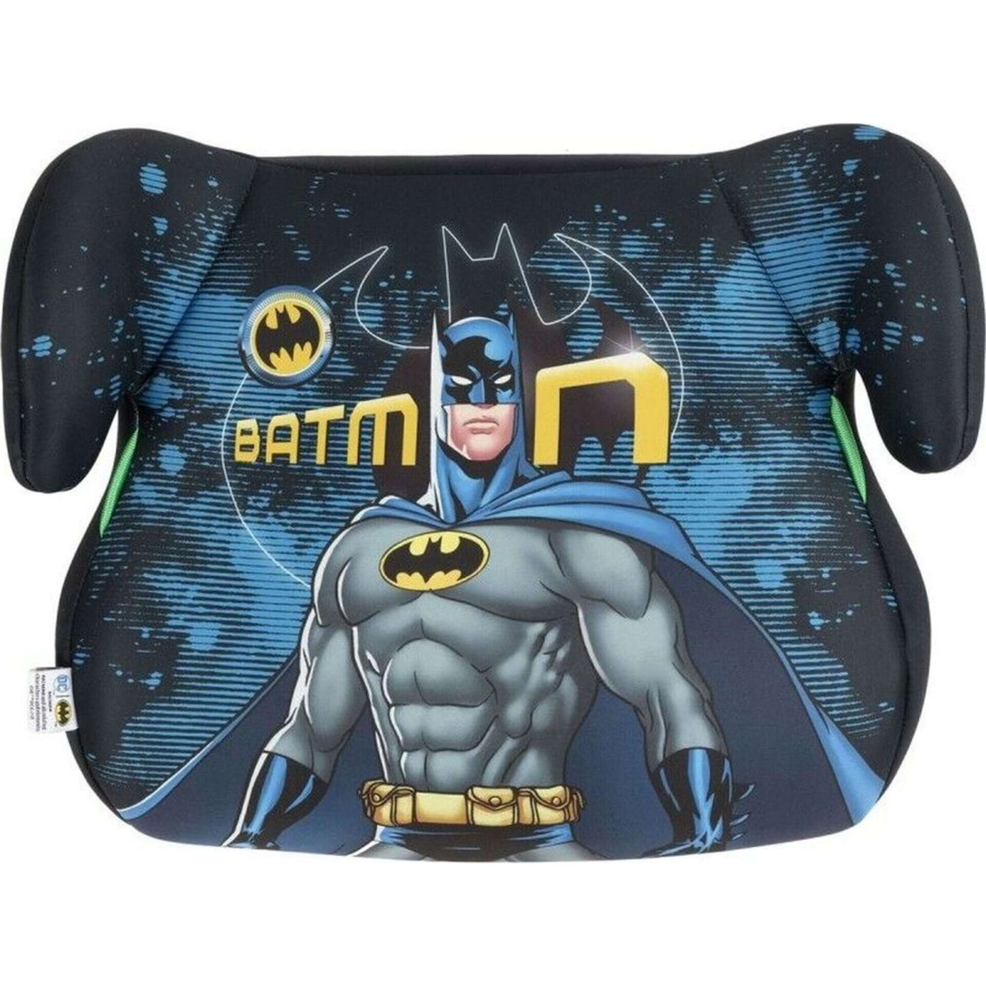 Assento Auto I-Size 125-150cm Preto e Azul Batman